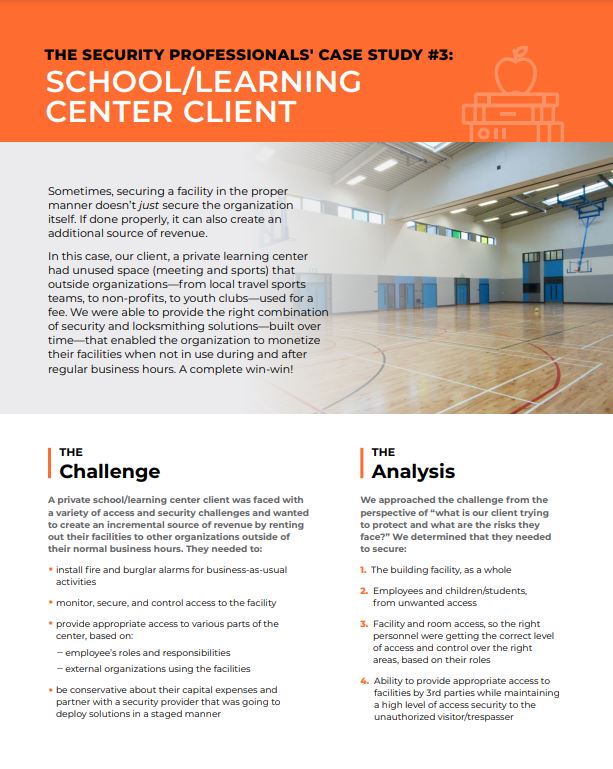 Case Study #3 School/Learning Center Client